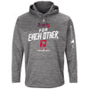 Atlanta Braves Majestic 2018 Postseason Authentic Collection Streak Fleece Pullover Hoodie