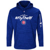 Chicago Cubs Majestic 2018 Postseason Authentic Collection Streak Fleece Pullover Hoodie