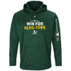 Oakland Athletics Majestic 2018 Postseason Authentic Collection Streak Fleece Pullover Hoodie