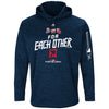 Atlanta Braves Majestic 2018 Postseason Authentic Collection Streak Fleece Pullover Hoodie