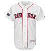 Steve Pearce Boston Red Sox Majestic 2018 Postseason Home Authentic Flex Base Player Jersey