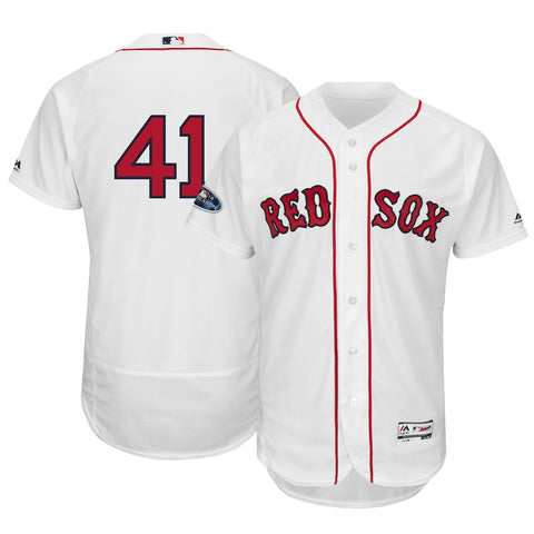 Chris Sale Boston Red Sox Majestic 2018 Postseason Home Authentic Flex Base Player Jersey