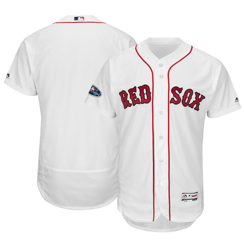 Boston Red Sox Majestic 2018 Postseason Home Authentic Flex Base Team Jersey