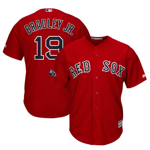 Jackie Bradley Jr. Boston Red Sox Majestic 2018 Postseason Alternate Cool Base Player Jersey