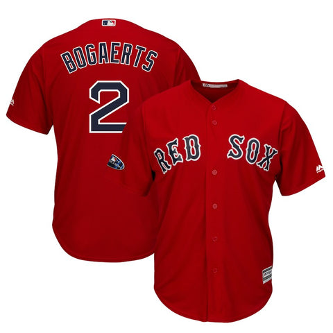 Xander Bogaerts Boston Red Sox Majestic 2018 Postseason Alternate Cool Base Player Jersey