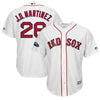 J.D. Martinez Boston Red Sox Majestic 2018 Postseason Alternate Cool Base Player Jersey