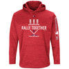 Cleveland Indians Majestic Youth 2018 Postseason Authentic Collection Streak Fleece Pullover Hoodie