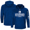 Los Angeles Dodgers Majestic Youth 2018 Postseason Authentic Collection Streak Fleece Pullover Hoodie