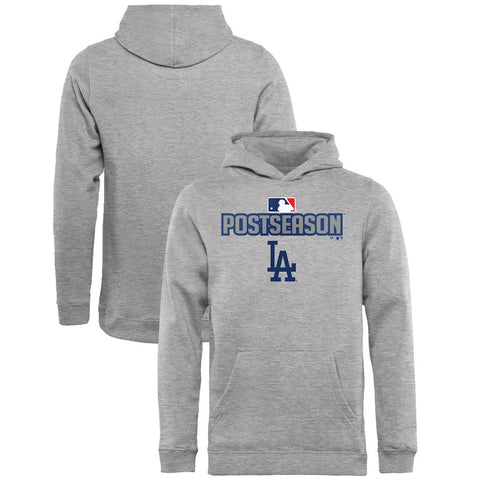 Los Angeles Dodgers   Youth 2018 Postseason Deck Pullover Hoodie