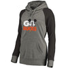 Anaheim Ducks   Women's Disney Rally Cry Tri-Blend Raglan Pullover Hoodie