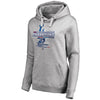 Los Angeles Dodgers Majestic Women's 2018 National League Champions Locker Room Pullover Hoodie
