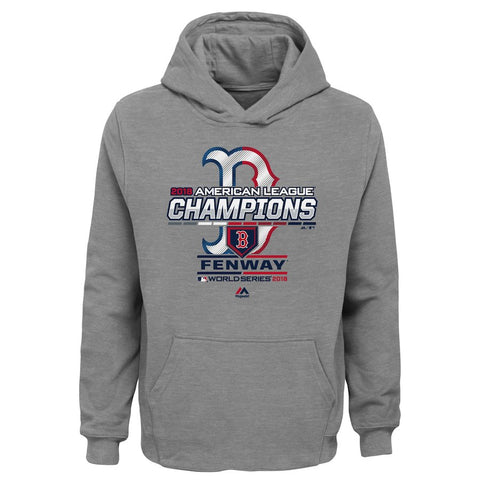 Boston Red Sox Majestic Youth 2018 American League Champions Locker Room Hoodie