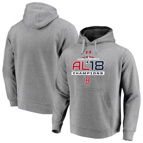 Boston Red Sox Under Armour 2018 American League Champions Our Year Pullover Hoodie