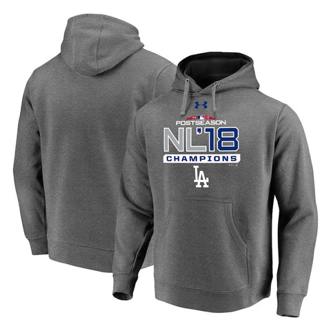 Los Angeles Dodgers Under Armour 2018 National League Champions Our Year Pullover Hoodie