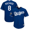 Manny Machado Los Angeles Dodgers Majestic 2018 World Series Cool Base Player Jersey