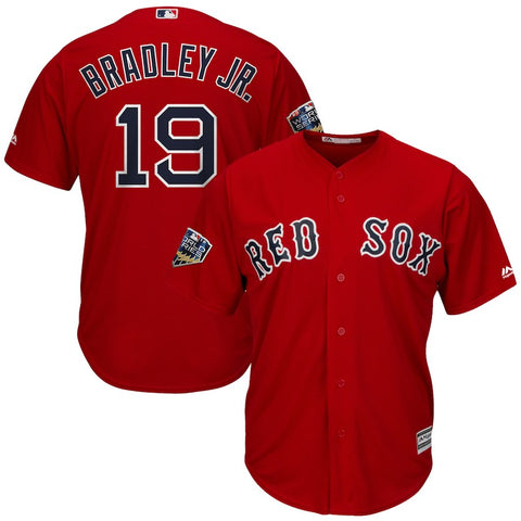 Jackie Bradley Jr. Boston Red Sox Majestic 2018 World Series Cool Base Player Jersey