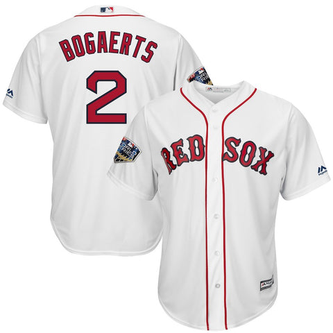 Xander Bogaerts Boston Red Sox Majestic 2018 World Series Cool Base Player Jersey