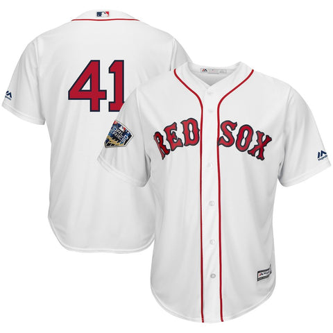 Chris Sale Boston Red Sox Majestic 2018 World Series Cool Base Player Number Jersey