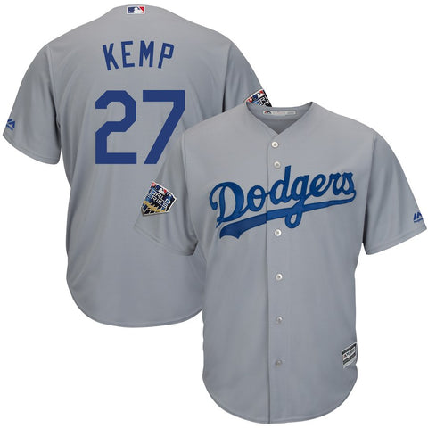 Matt Kemp Los Angeles Dodgers Majestic 2018 World Series Cool Base Player Jersey