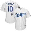 Justin Turner Los Angeles Dodgers Majestic 2018 World Series Cool Base Player Jersey