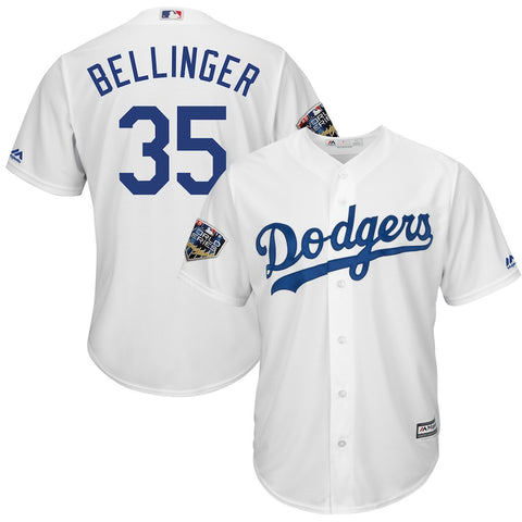 Cody Bellinger Los Angeles Dodgers Majestic 2018 World Series Cool Base Player Jersey