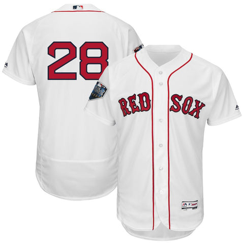 J.D. Martinez Boston Red Sox Majestic 2018 World Series Flex Base Player Jersey