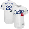 Clayton Kershaw Los Angeles Dodgers Majestic 2018 World Series Flex Base Player Jersey
