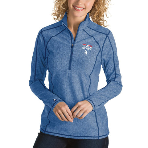 Los Angeles Dodgers Antigua Women's 2018 World Series Bound Tempo Quarter-Zip Jacket