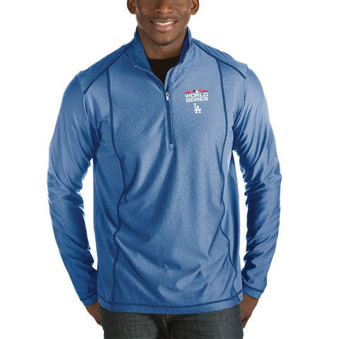 Los Angeles Dodgers Antigua 2018 World Series Bound Tempo Quarter-Zip Pullover Jacket