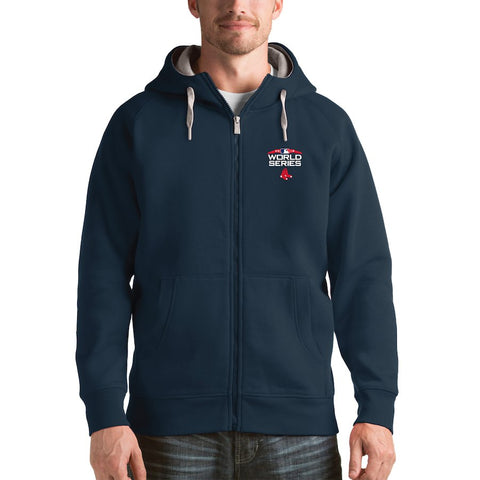Boston Red Sox Antigua 2018 World Series Bound Victory Full-Zip Hoodie