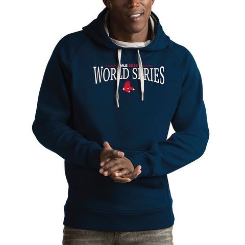 Boston Red Sox Antigua 2018 World Series Bound Victory Pullover Hoodie