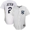 Derek Jeter New York Yankees Majestic Replica Player Jersey - White