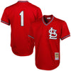 Ozzie Smith St. Louis Cardinals Mitchell & Ness 1994 Authentic Cooperstown Collection Mesh Batting Practice Jersey