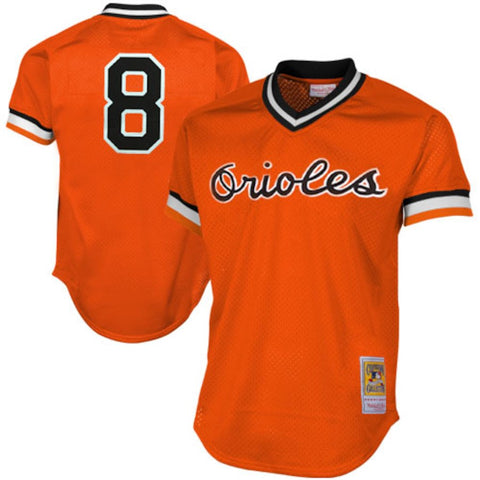 Cal Ripken Jr Baltimore Orioles Mitchell & Ness 1988 Authentic Cooperstown Collection Mesh Batting Practice Jersey