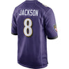 Lamar Jackson Baltimore Ravens 2018 NFL Draft Pick Game Jersey