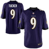 Justin Tucker Baltimore Raven Game Jersey