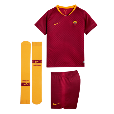 AS Roma Home Kids Football Kit 2018/19