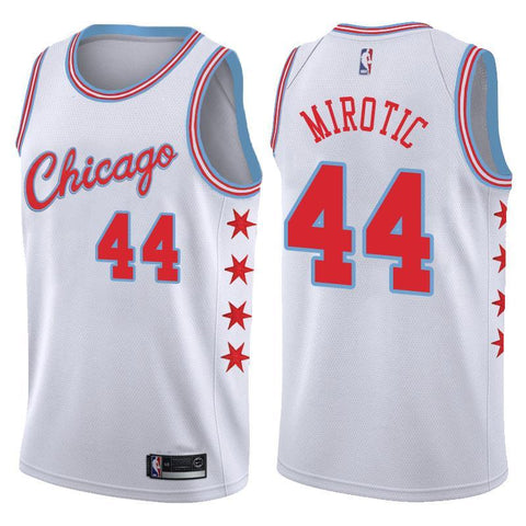 Chicago Bulls Nikola Mirotic City Edition White Jersey