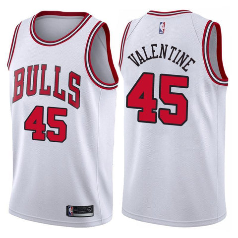 Chicago Bulls Denzel Valentine Association White Jersey