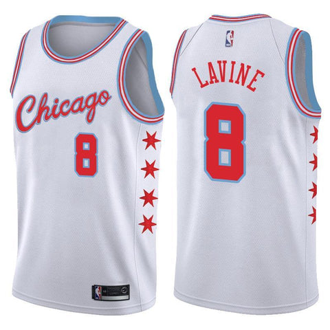 Chicago Bulls LaVine City Edition White Jersey