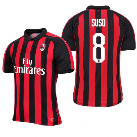 Suso AC Milan Home Jersey 2018/19