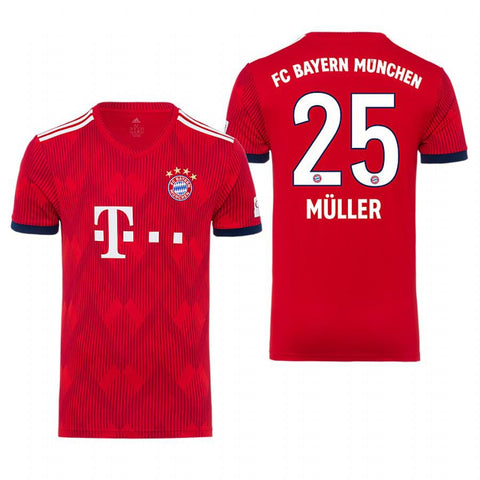 Thomas Muller Bayern Munich Home Jersey 2018/19