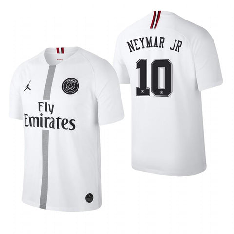 Neymar Santos Paris Saint-Germain White Champions League Jersey 2018/19