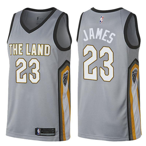 Cleveland Cavaliers LeBron James City Series Gray Jersey