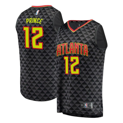 Taurean Prince Atlanta Hawks Branded Fast Break Jersey Black - Icon Edition