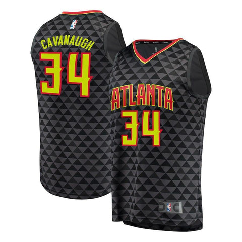 Tyler Cavanaugh Atlanta Hawks Branded Fast Break Jersey Black - Icon Edition