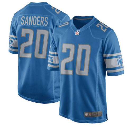 Barry Sanders Detroit Lions Retired Player Game Jersey