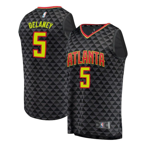 Malcolm Delaney Atlanta Hawks Branded Fast Break Jersey Black - Icon Edition