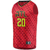 John Collins Atlanta Hawks Branded Fast Break Jersey Red - Statement Edition