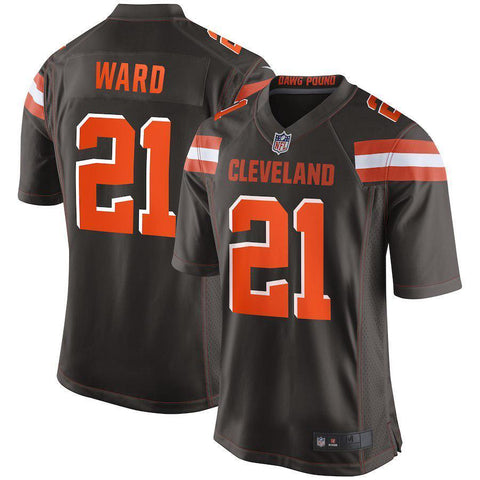 Denzel Ward Cleveland Browns 2018 NFL Draft First Round Pick #2 Game Jersey